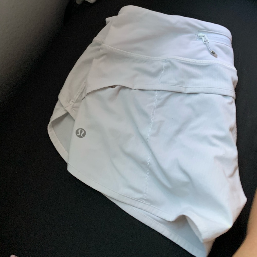Lululemon white shorts **STILL AVAILABLE**